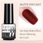 Nail Gel Polish Autumn Winter Color Semi Permanent Matte Top Coat Needed Nail Art Soak Off UV LED