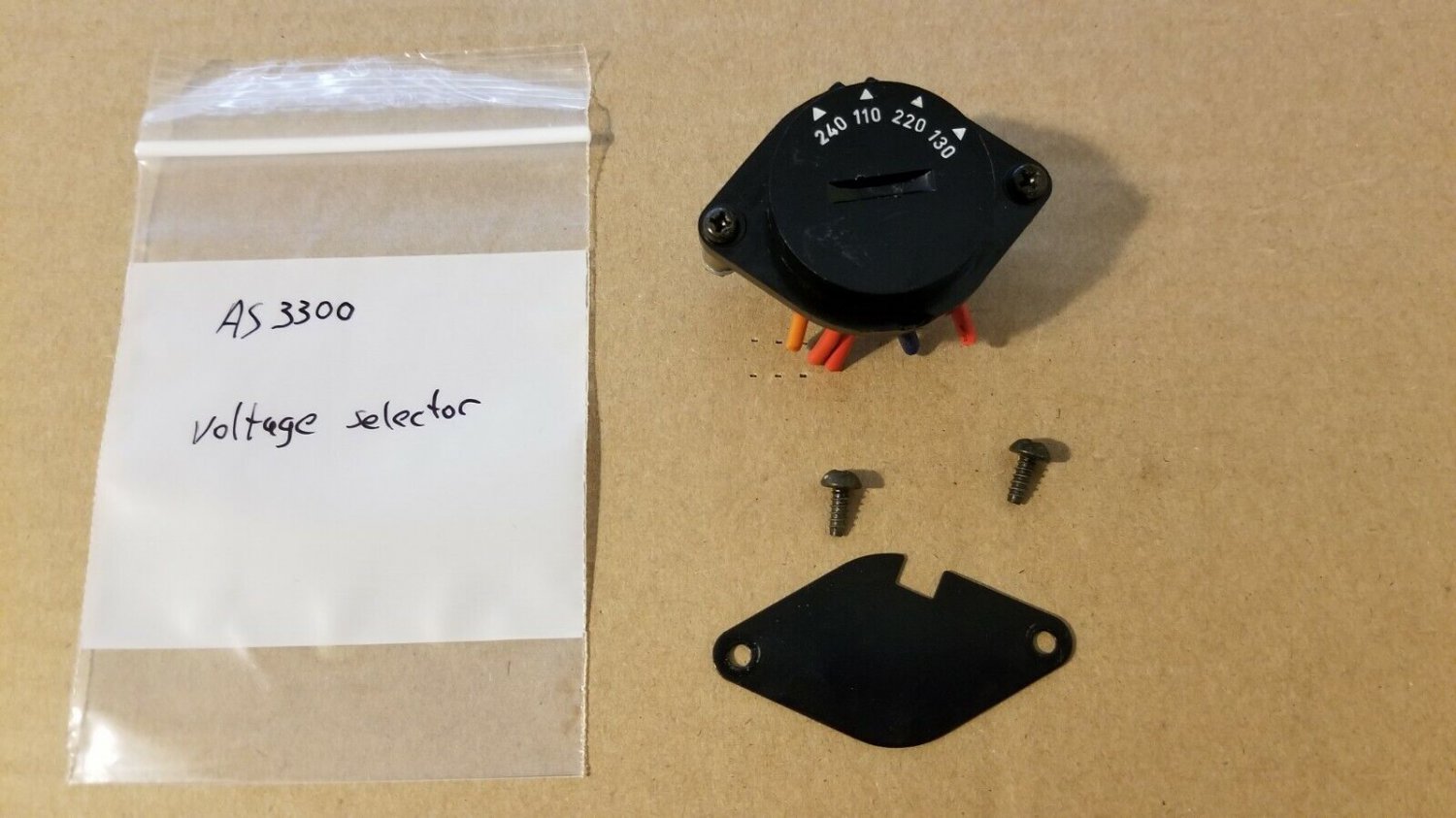 Setton AS 3300 amplifier voltage selector