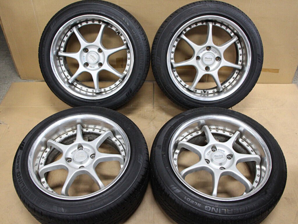 JDM Rare ENKEI RS-EVOLUTION 4Wheels no tires 17in 4x114.3 8j+38