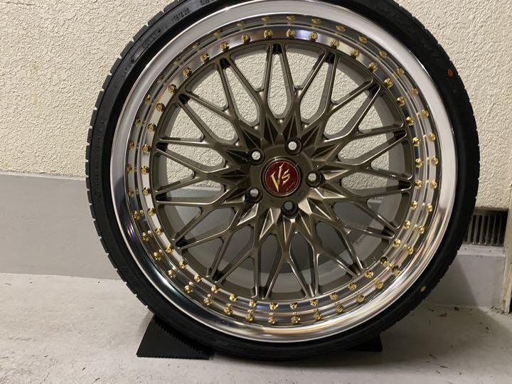 JDM WORK VSXV 4Wheels no tires 20x9+34 9.5+27 5x114.3 Order Made