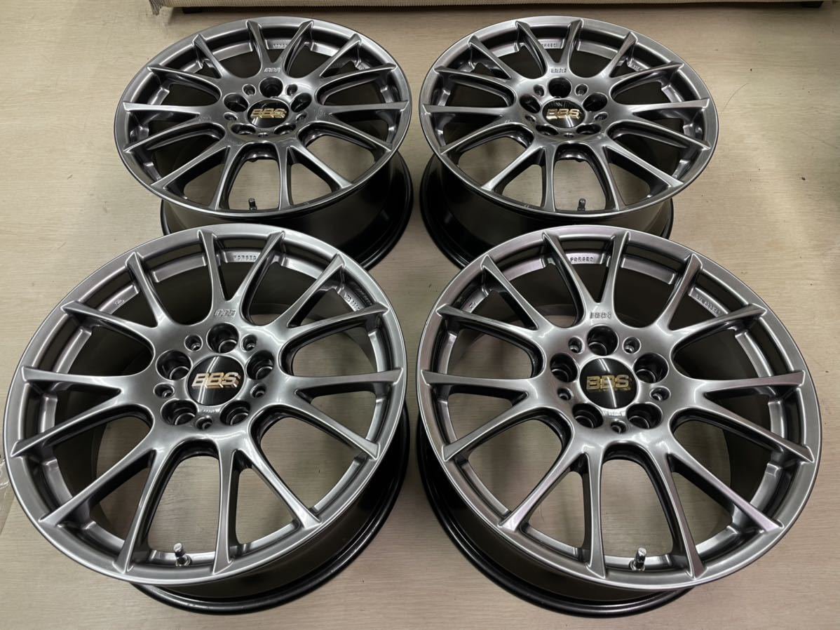 JDM Forged BBS REV RE066 18inch 8J inset 48 PCD1205H powder coated DBK ...