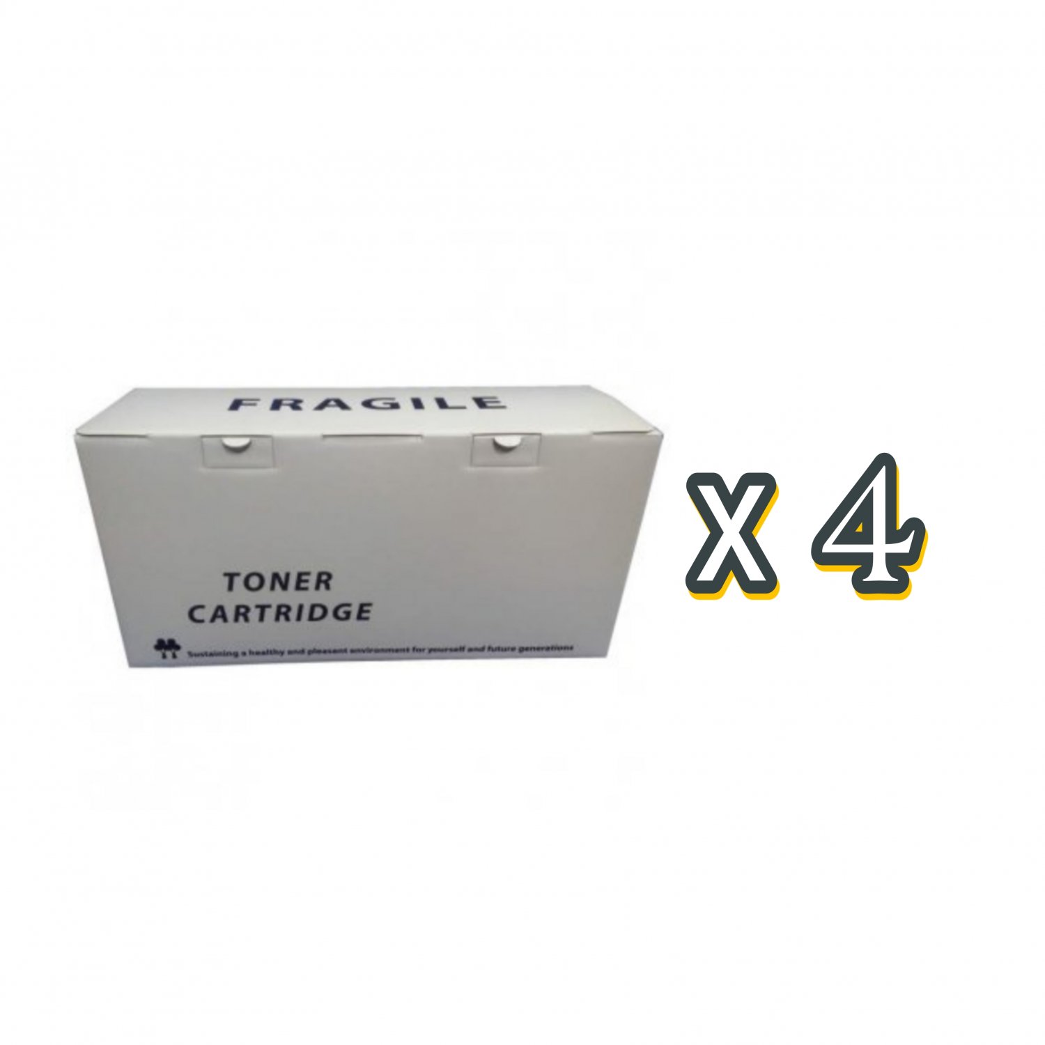 4PK CF280A 80A Toner Cartridge for HP LaserJet Pro 400 M401dn US