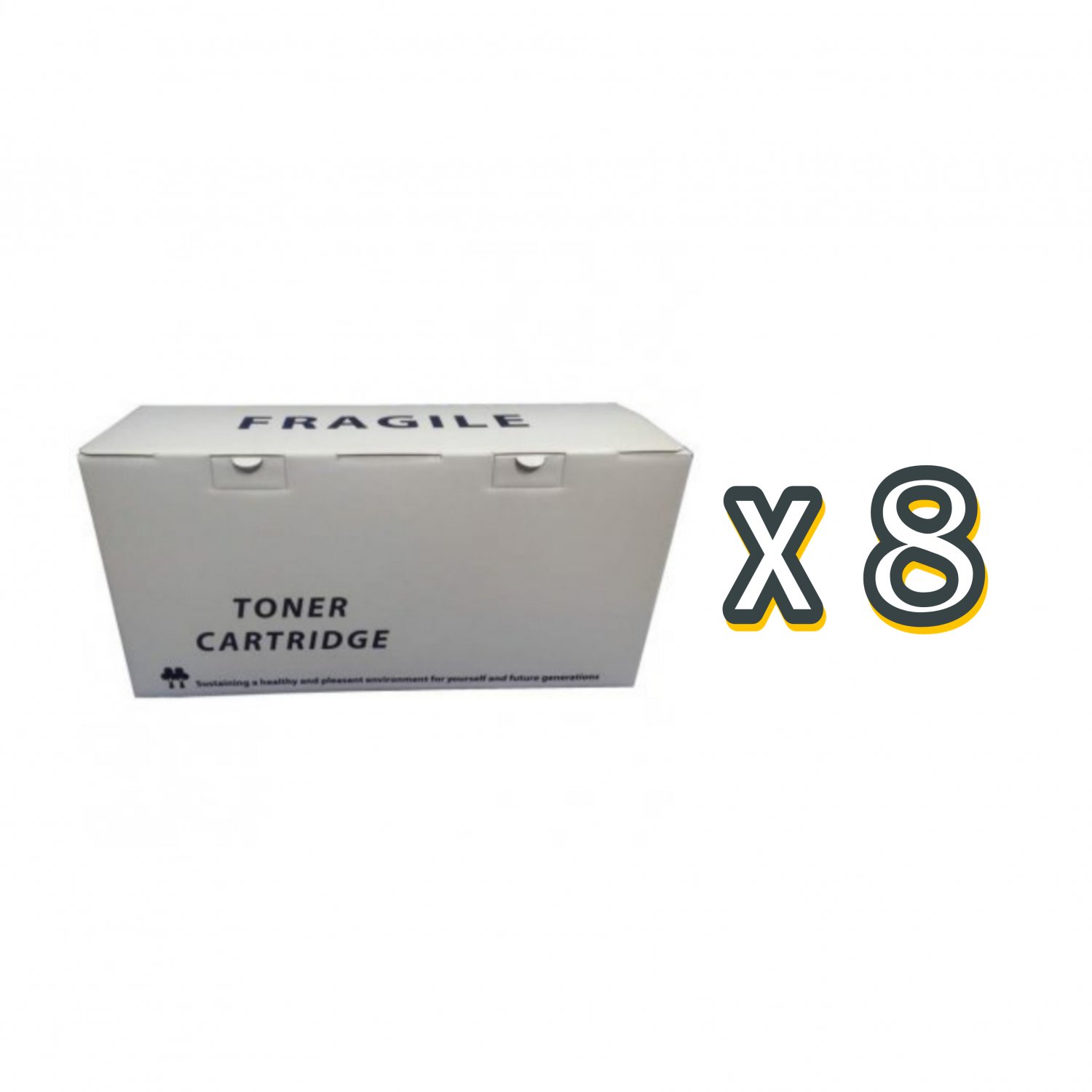 8 Pack CE320A Black Toner For HP 128A LaserJet Pro CP1525N CP1525NW Printer