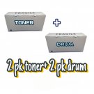 2 DR630 Drum Unit & 2 TN660 Toner Cartridge for Brother DCP-L2520DW L2540DW