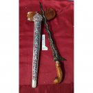 Antique Keris Naga Kinatah complete with warangka 1 original set