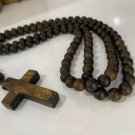 ROSARIO / AGARWOOD CROSS NECKLACE KALIMANTAN INDONESIA-SINK