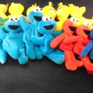 Lot of 1 Plush Sesame Street Dolls Cookie Monster ,Big bird,Elmo Grover Stuffed