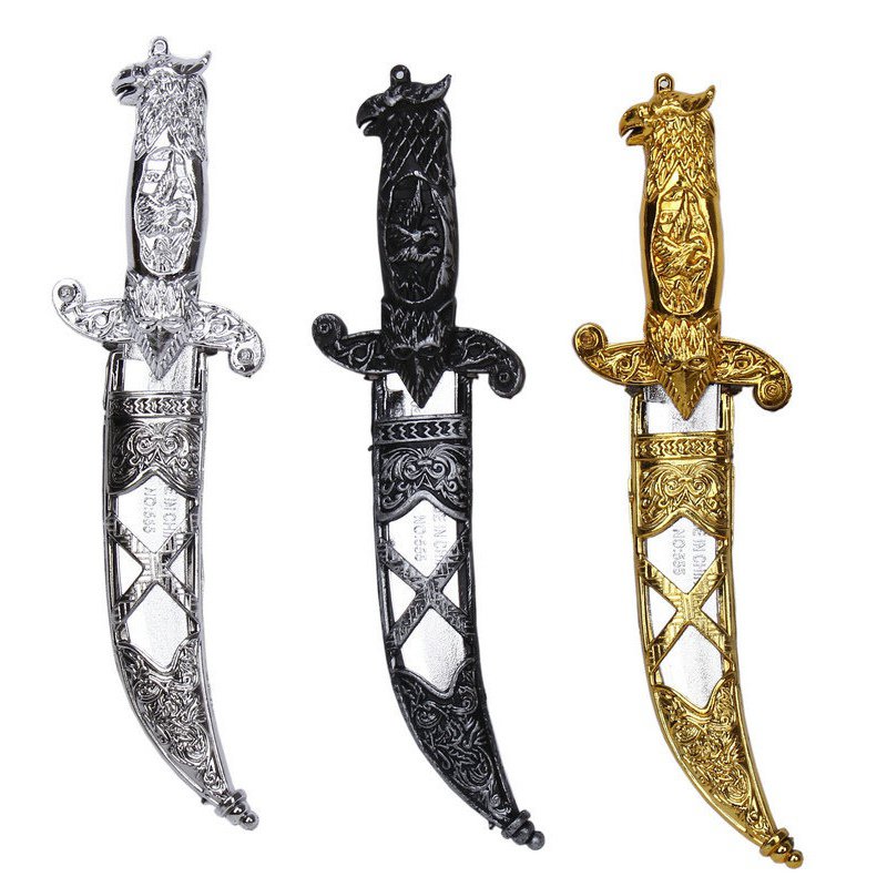 Plastic Swords DIY Party Supplies Halloween Toy Sword Random Color Small Phoenix Knife Toy