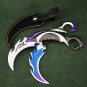 Valorant Weapon Melee Reaver Karambit Knife 16cm Metal M4 Game Peripheral Samurai Sword