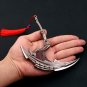 Honor of Kings Weapon Hideous Sickle Game Keychain Weapon Model Sickle Samurai Metal Black Red