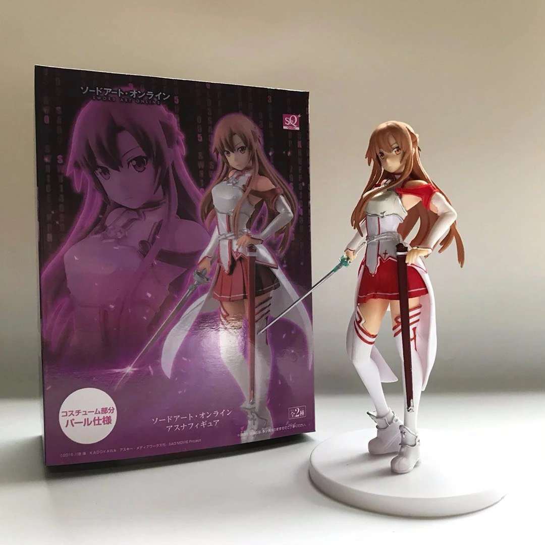 Sword Art Online Yuuki Asuna Anime Figure SAO Knights of Blood Manga Statue PVC Action Figurine