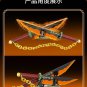 Demon Slayer Sword Building Block Model Uzui Tengen Weapon Japanese Anime Bricks Assemble MOC