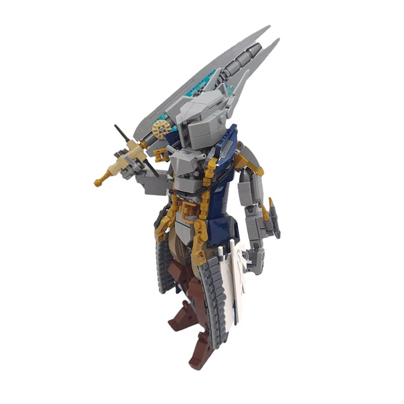 BZB Fighting Warrior Wearing Armor Holding A Sword Guardian Knight Model Children's Educational