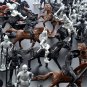 Ancient Soldier Figures Toy Middle Ages Army Infantry Archer Sword Shield Swordman Archaic Medieval