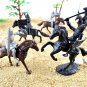 Ancient Soldier Figures Toy Middle Ages Army Infantry Archer Sword Shield Swordman Archaic Medieval