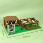 MOC City Farm Building Blocks Animals Toys Montessori Trees Bricks Compatible Friends Classic