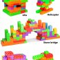 160pcs bag Plastic Children Building Blocks Bricks DIY Assembled Toys Educational