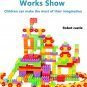 160pcs bag Plastic Children Building Blocks Bricks DIY Assembled Toys Educational