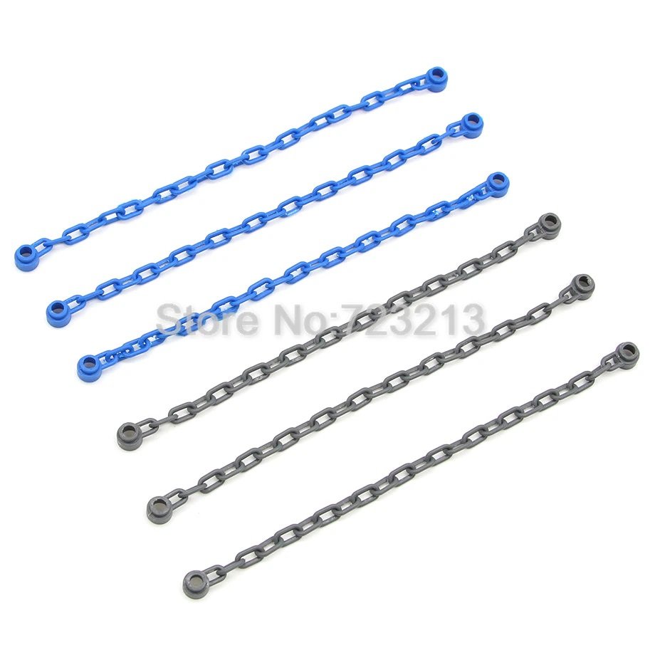 Chain MOC DIY Brick Accessories Parts Grey Blue Bridge Building Blocks Assemble Particles