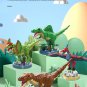 Jurassic Dinosaurs Building Blocks Indominus Rex DIY Tyrannosaurus Spinosaurus Models Bricks Assem
