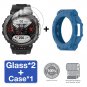 2IN Case Tempered Glass for Huami Amazfit T Rex 2 Screen Protector & Bumper Protective Cover