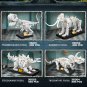 Dinosaur Fossil Building Blocks Animal Model Toys Tyrannosaurus Rex Triceratops Mammoth Fossil