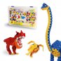 Dinosaur era tyrannosaurus REX 1620 pieces of Patchwork building blocks compatible Laq educational