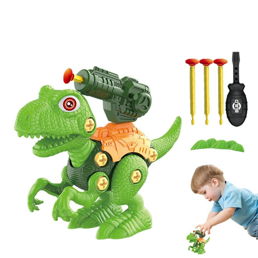 Toys For Boys DIY Dinosaur Figures Toys With Flexible Joints Preschool Tyrannosaurus Rex Educational