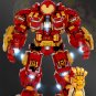 HUIQIBAO Super Armor Robot Building Blocks Military Warrior Mecha Gauntlet With 6 Figures Weapon