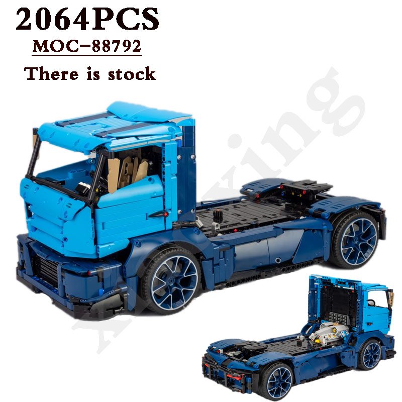 Type B Racing Truck Supercar Static 2064 PCS for Boys Assemble Building Blocks Kids Toys DIY