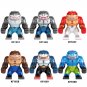 Superhero Spider toys Steel Thanos Large Doctor Strange Doll Infinite Gem Sword Building Blocks