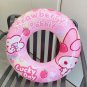 Sanrio Hello Kitty Melody Swimming Ring For Kids Inflatable Mattress Pool Party Swim Laps Summer