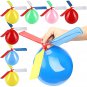 1 Pcs Balloon Helicopters Easter Balloon Flying with Whistle Kids Flying Toys Birthday Party