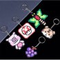 5pcs Key Chain For DIY Fuse Beads Hama Beads Handmake Accessary Iron Beads