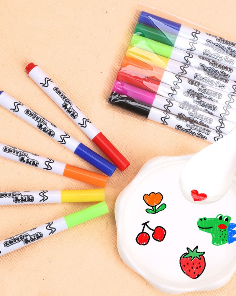 Funny Magic Floating Marker Pen Creative Magic Pen Floating Drawings Markers Float In Water Children