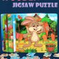 20piece Wooden Puzzle Cartoon Animals Car Letter Number Pattern Jigsaw Puzzles Game Kids Educational