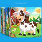 20piece Wooden Puzzle Cartoon Animals Car Letter Number Pattern Jigsaw Puzzles Game Kids Educational