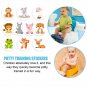 Color Changing Toilet Stickers 10 Pieces Animal Theme Potty Training Stickers Toilet