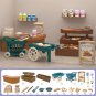 Kids Mini Furniture Bedroom Kitchen Bathroom Set Toys Mini Simulation Doll House Accessories DIY Toy