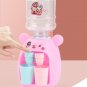 Children's Dual Mini Water Dispenser Toy with Cute Cup Kids Gift Water Juice Milk Drinking