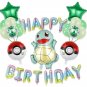 1set Pokemon Kawaii Pikachu Charizard anime figure action figure birthday party decoration balloon