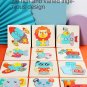10.7cm/4.21in Kids Colorful 3D Puzzles Montessori Games Cartoon Animals Jigsaw Puzzle Baby