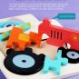 10.7cm/4.21in Kids Colorful 3D Puzzles Montessori Games Cartoon Animals Jigsaw Puzzle Baby