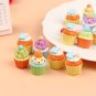 Dollhouse Cupcake Mini Cake Snacks Simulation Cupcakes Modle Pretend Play Doll Food Kitchen Toy
