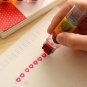 6 Pcs Mini Ink Stamp Roller Diary Seal Kids DIY Art Toys Drawing Toys Montessori Learning