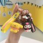 Anime Hello Kitty Cat Kawaii Toys Sanrio Characters Cute Dolls Keychain Backpack Phone Card Chain