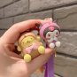 Anime Hello Kitty Cat Kawaii Toys Sanrio Characters Cute Dolls Keychain Backpack Phone Card Chain