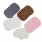 Dollhouse Miniature Furry Round Cloud Shape Plush Rug Carpet Mat Dolls House Living Room Furniture