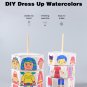 Children's DIY Craft Toys Novelty Painting Drawing Toys Color Filling Paper Rotating Graffiti Puzzle