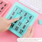Plastic Number Puzzles Kids Toys Sliding Puzzle Toy 15 Tiles Logics Game Adults Early Educational